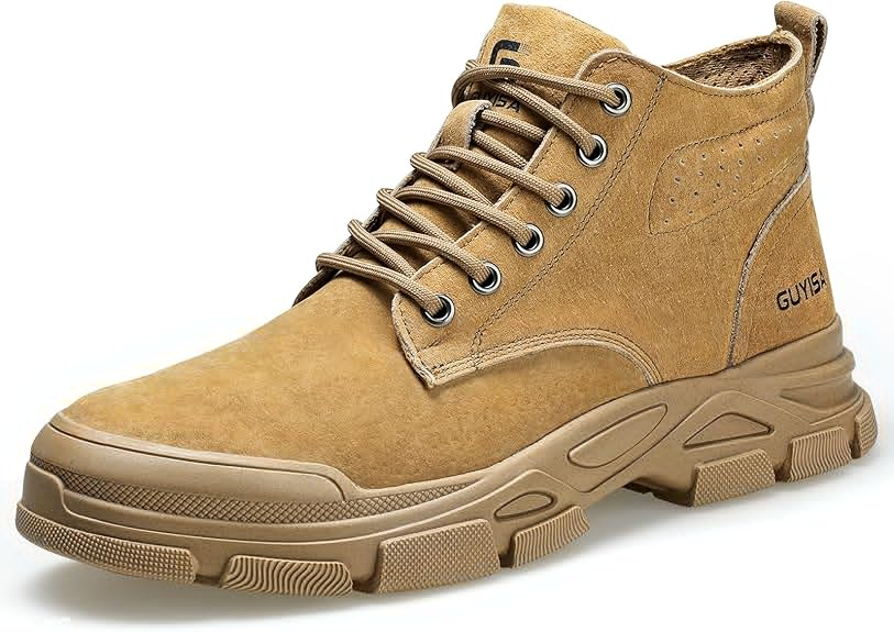 Lightweight Steel Toe Safety Boots for Men