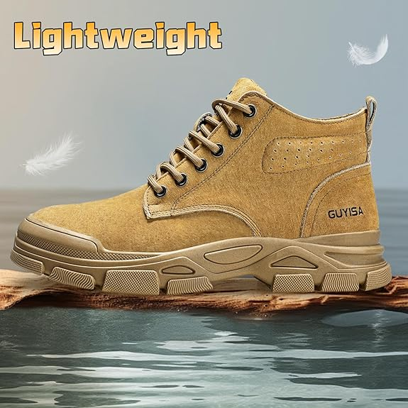 Lightweight Steel Toe Safety Boots for Men