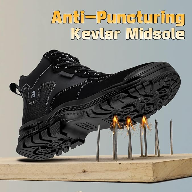 Men's Indestructible Steel Toe Work Boots